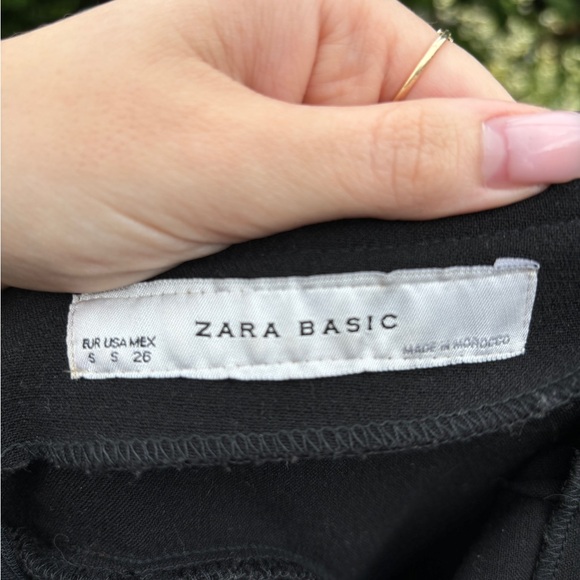 Black strapless Zara midi dress - Picture 2 of 3